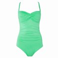 thumbnail image 3 of Belvia Shapewear Slimswim Tummy Control Traje de baño Bikini (Turquesa) XL Belvia JML-SS-TURQ-2022, 3 of 5