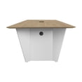 thumbnail image 6 of Array 120" Conference Table with Power Data Grommet - Noble Oak/White, 6 of 10