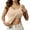 Beige, variant on Women's Shelf Bra Camisole Adjustable Spaghetti Strap Tank Tops Solid Simple Undershirtss Beige XXL