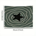 thumbnail image 4 of Chic and Durable Retro Starry Topographic Tapestry in Green - Perfect for Dorm, Bedroom, Living Room Decor, 4 of 6