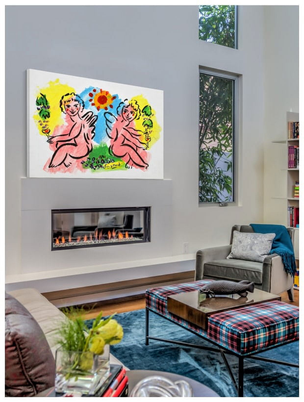 Marmont Hill "Cherubs" by Wayne Ensrud Painting Print on Canvas
