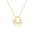 thumbnail image 4 of Minnieouse Ins doce signos del zodiaco Vintage constelaciones tema amistad collar Ins personalidad única colgante Libra oro libra de oro 10piezas Minnieouse CBP215985, 4 of 5