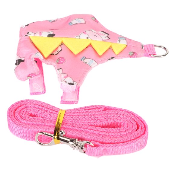 Guinea Pig Harness Leash,Ferret Harness Leash Adjustable Guinea Pig Vest Harness Ferret Harness Leash Set Smooth Operation