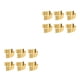 thumbnail image 3 of Inteprter ¡6 piezas! 6 uds. Anillo de servilleta de Metal soporte de boda hebilla de toalla Oro 2Conjunto, 3 of 6