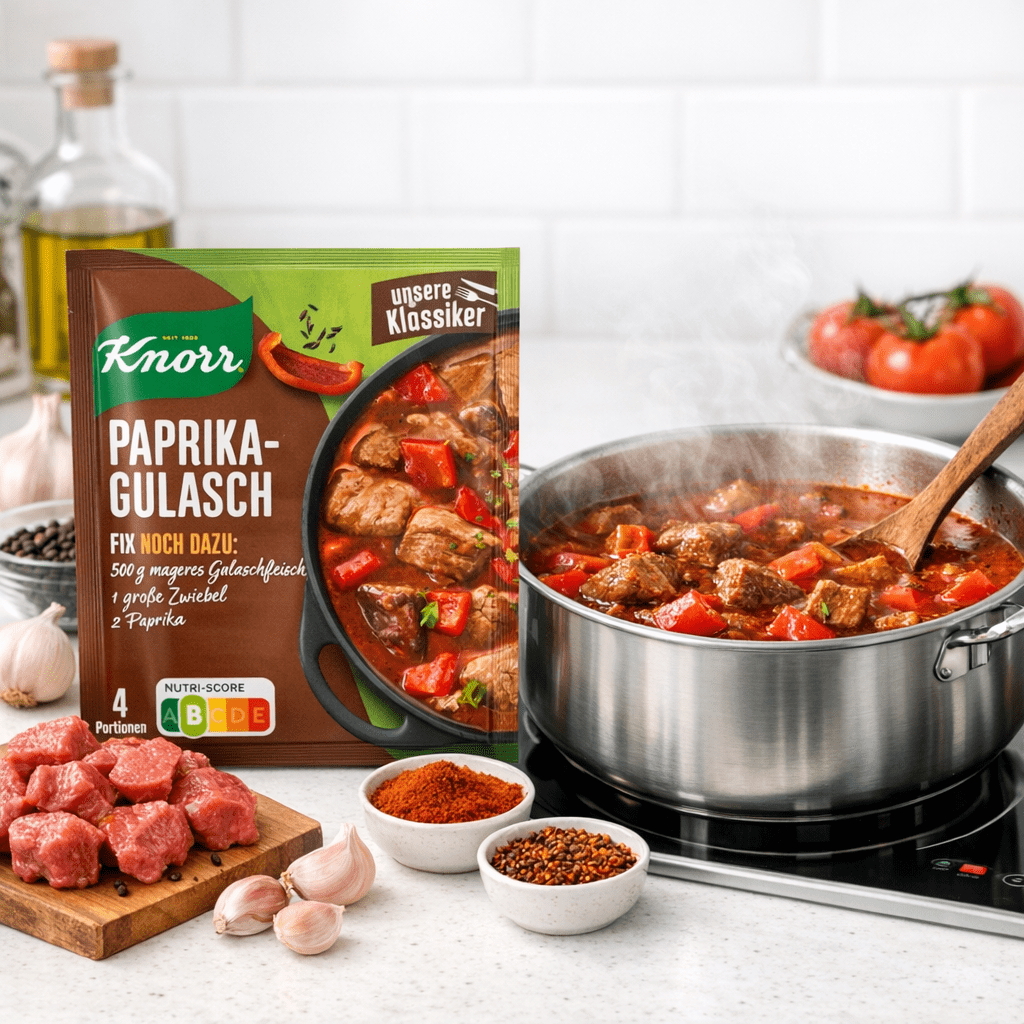 Knorr Mélange à Sauce Goulash au Paprika, Mélange Sec, Sachet, 58g