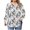 White, variant on Womens Plus Size Tops Basic Long Sleeve Shirts Floral Print Crew Neck T Shirt Spring Outfits Loose Fit Casual Blouses White XL