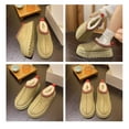 thumbnail image 4 of Cyiecw Womens Slippers,Platform Slippers,Fur Fleece Lined Slippers,House Slippers for Woman,Indoor and Outdoor Anti-Slip Boot for Cold Winters, 4 of 6