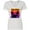 AA-White, variant on Inktastic San Diego California Sunset Women's V-Neck T-Shirt
