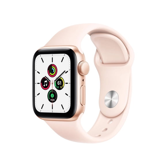 Apple Watch SE (GPS, 40mm) - Gold Aluminum Case with Pink Sand Sport Band