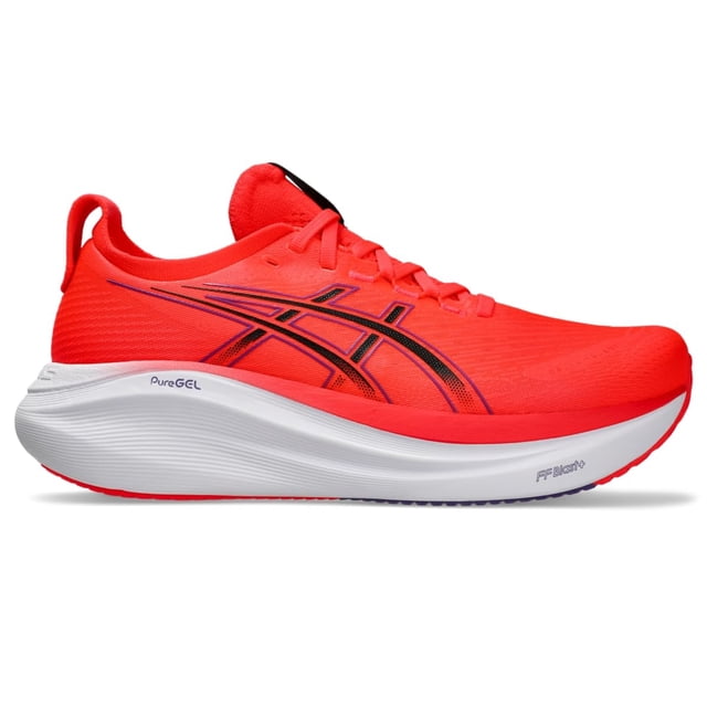 Zapatillas de running ASICS Gel-Nimbus 27 para hombre, Flash RED/Black, talla 9