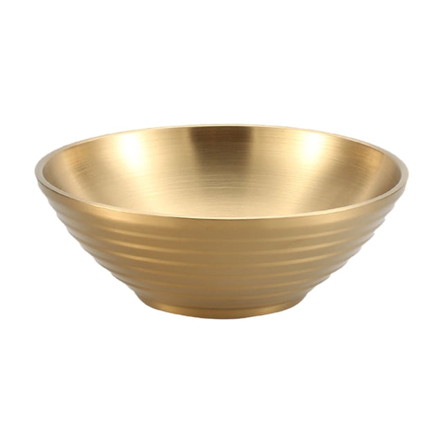Outils de Cuisine Bol Seau en Acier Inoxydable Bol à Ramen Bol Japonais pour Nouilles Froides Bol à Riz à Double Isolation Bol Haut-Parleur Grand Bol à Nouilles