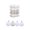 White#0, variant on Christmas Tree Ornaments 24pcs 2.36in Assorted Christmas Decorations with Various Shapes and Styles for Hanging on Tree Flocked Holiday Ornament Kit for Home,Office,Party,Wedding