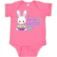 thumbnail image 3 of Inktastic My 1st Easter with Bunny and Easter Basket Girls Baby Bodysuit, 3 of 5
