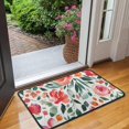 thumbnail image 2 of Pioneer Flower Floral Print Pattern Door Rugs,Washable Non Slip Door Mats Indoor,Decorative Door Mats,Entry Mat Indoor for Entrance,Bedroom,Kitchen,Bathroom,30"x17", 2 of 6
