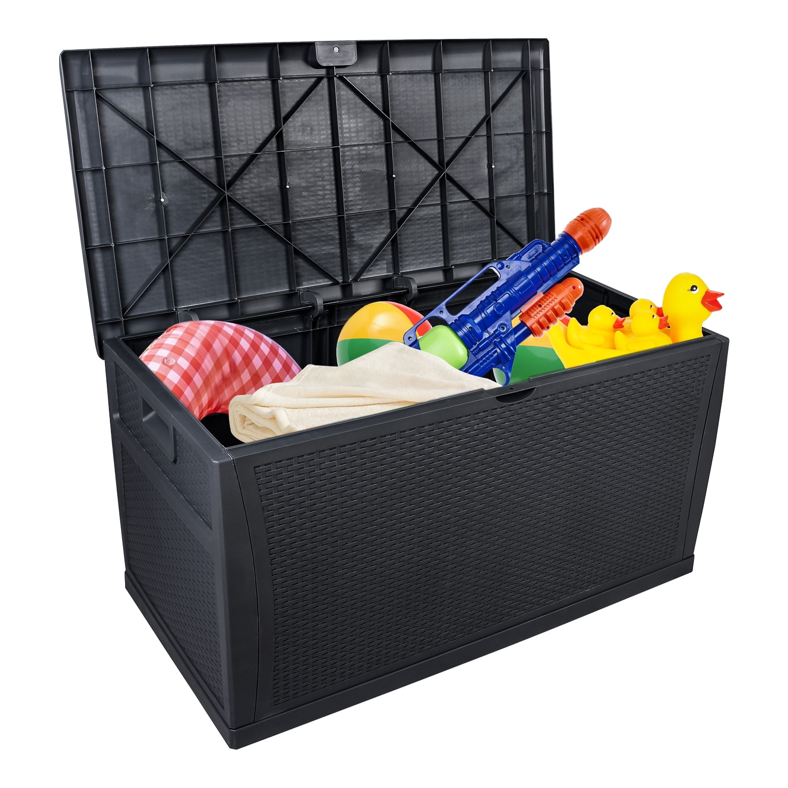 Sesslife 120 Gallon Deck Box, Organization and Storage Box for