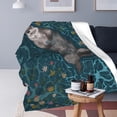 thumbnail image 4 of Yibo for Monkey Throw Blanket Soft Flannel Cute Monkey Blanket for Couch Bed Sofa Home Holiday Decor Adult Boys Women Men for Gifts, 4 of 7