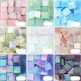 thumbnail image 2 of 2Cm*2cm FT63 Fancy Quartz Mosaic Glass Iridescent Glasses Tile, 2 of 5