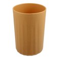 thumbnail image 1 of Vaso de baño Unique Bargains con líneas suaves taza de paja de trigo para baño 1 pieza amarillo 4.09 x 2.80, 1 of 1