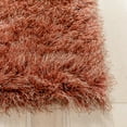 thumbnail image 3 of Well Woven Chie Rust Red & Silver Kuki Collection Ultra Soft Two-Tone Long Floppy Pile Runner Rug 2x7 (2'3" x 7'3"), 3 of 8