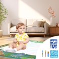 thumbnail image 1 of Feltree Childrens Water Canvas Writing Water Drawing Pad Repeatedly Doodles Color Drawing Board, 1 of 8