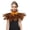 Orange-1, variant on VZQI Faux Feather Shawl for Women, Halloween Cape Collar Costume Accessory for Cosplay Masquerade Party