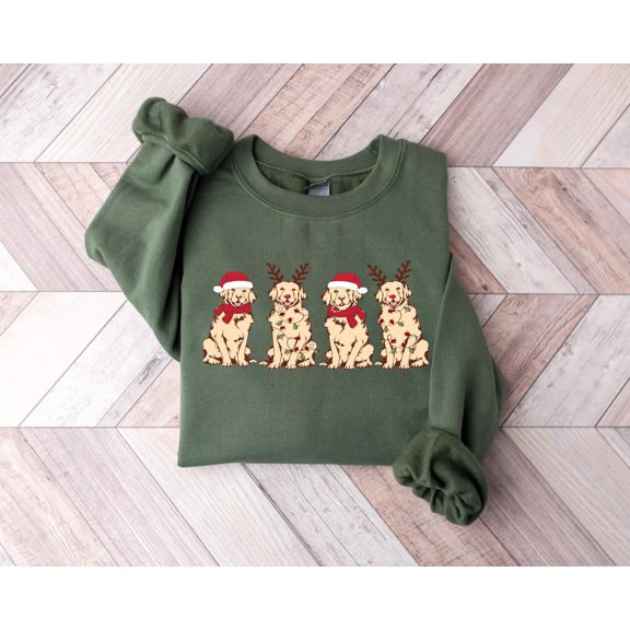 Golden Retriever Season Sweatshirt, Golden Retriever Season Sweater, Season Season Dog Sweatshirt, Dog Owner Season Crewneck Tshirt All Size S-5XL