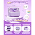 thumbnail image 6 of Bravokids Kids Camera Instant Print,1080P Kids Instant Cameras, Christmas Birthday Gifts for Girls Boys Age 3-12, Toddler Digital Cameras for 3 4 5 6 7 8 9 10 Year Old Girl, 6 of 10
