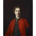 thumbnail image 2 of Sir Joshua Reynolds 12x14 Black Ornate Wood Framed Double Matted Museum Art Print Titled: Stephen Croft, Junior (1760), 2 of 5