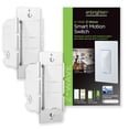 thumbnail image 1 of Paquete de 2 luces inteligentes con sensor de movimiento Enbrighten Z-Wave Indoor, 1 of 7