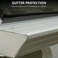 thumbnail image 4 of M optimized Gutter Guard 5in Wide 52ft Length Cover Mesh Lead Debris Protection Fits for All Roof or Gutter Type, Silver, 4 of 8