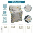 thumbnail image 5 of Pastoral Eucalyptus Lavender Flower Plant Table Runner Coffee Tablecloth Wedding Decor Modern Home Table Runners Table Mats, 5 of 5