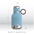 thumbnail image 6 of Asobu Dog Bowl Attached to Stainless Steel Insulated Travel Bottle for Human 37oz/1.1 Liter (Blue), 6 of 8