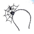 thumbnail image 3 of 2PCS Cosplay uso Halloween decoración estilo horquilla práctica aros para la cabeza para mujer dama uso femenino negro, 3 of 6