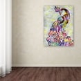 thumbnail image 3 of Trademark Fine Art 'Peacock' Canvas Art by Artpoptart, 3 of 3