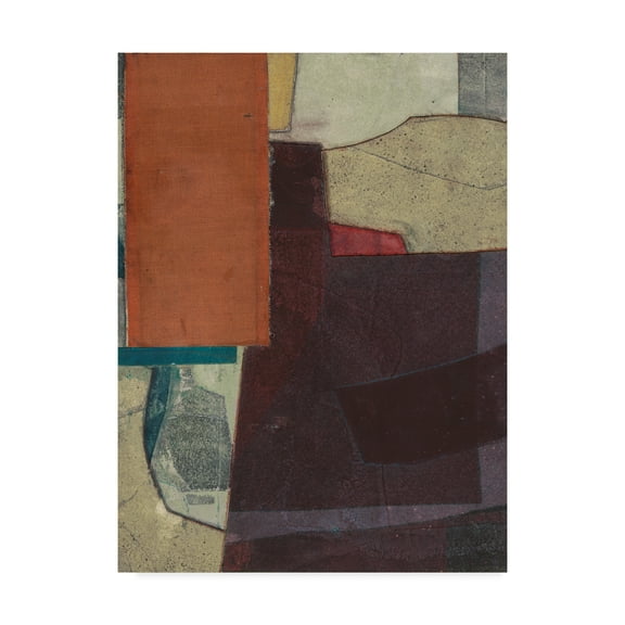 Trademark Fine Art 'Mid Century Collage I' Canvas Art by Rob Delamater
