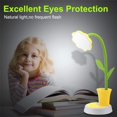 thumbnail image 2 of Lámpara de escritorio recargable creativa LED protección ocular sensor táctil T, 2 of 5