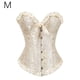 thumbnail image 3 of Minnieouse Mujer Corset Overbust Bustier Strapless Shapwear Ropa interior, S, Negro Ropa interior albaricoque METRO, 3 of 6