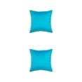 thumbnail image 3 of Funda de cojín de asiento de terciopelo decorativa Lavable Wosthever Azul claro 45x45cm 2piezas, 3 of 6
