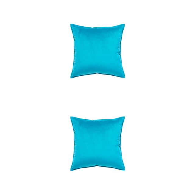 Funda de cojín de asiento Inteprter 2piezas Luz Azul claro 40x40cm