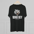 thumbnail image 4 of Who Dey 3 - Unisex Tri-Blend Crew Tee, 4 of 4