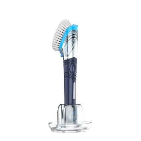 

Soap Dispensing Dish Brush Storage Set Kitchen Brush with Holder for Pot Pan Sink Cleaning