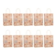 thumbnail image 1 of Billuyoard Bolsa de papel de Navidad de 10 piezas con asas, bolsas de almacenamiento para recuerdo de fiesta, comida, postre, galletas, varios regalos de Kits de decoración para fiestas tipo 4 Billuyoard HA071321-04, 1 of 1
