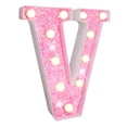 thumbnail image 1 of enjoywould LED Letter Light Glitter Alphabet Sign with Hanging Hole Night Light Party Wedding Home Decoration LED Light, 1 of 10