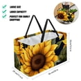 thumbnail image 2 of Sunflower seamless printing Large Capacity Reusable Foldable Oxford Cloth Toy Basket - Beach Bag, Shopping Bags, Laundry Basket, 2 of 7