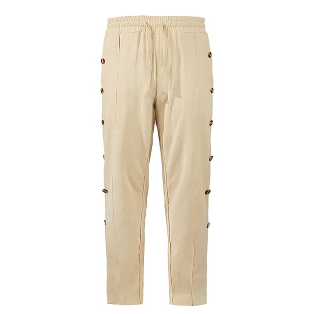 Zszcpp Work Pants Men Comfortable Sweat Long Athletic Bright Brief Style Relax Lounge Trousers Casual Trouser