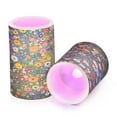 thumbnail image 7 of Yayeee Flameless Candles with Remote Flickering Battery Operated Multi Color Changing, Green Floral Garden, 7 of 7
