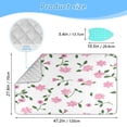 thumbnail image 2 of Ironing Mat Portable Ironing Blanket for Table Top Travel Ironing Pad for Washer Dryer 27.6" x 47.2" Cute Pink Flower Pattern, 2 of 6