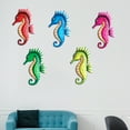 thumbnail image 4 of Apmemiss Room Decor Clearance Metal Seahorse Wall Decor, Sea Life Decor, Metal Fish Wall Decor, Beach theme Wall Art for Bathroom Home Pool Gifts Christmas Clearance, 4 of 5