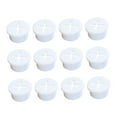 thumbnail image 4 of OUNONA  12 Pcs Soft Rubber Dustproof Plug Desk Organizer Computer White, 4 of 8