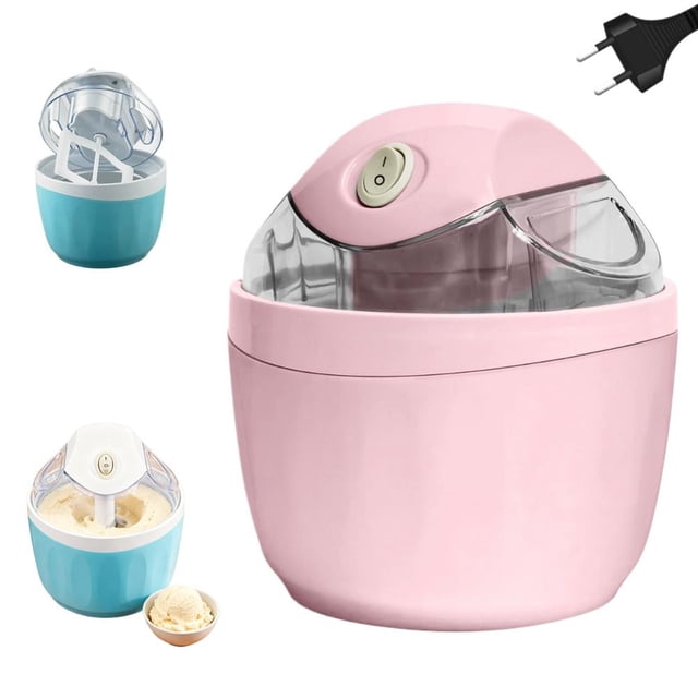 Mini Ice Cream Maker, Small Home Homemade Freeze Yogurt Ice Cream Maker